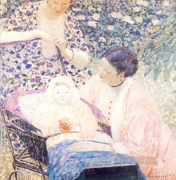  madre Obras - La Madre Mujeres impresionistas Frederick Carl Frieseke